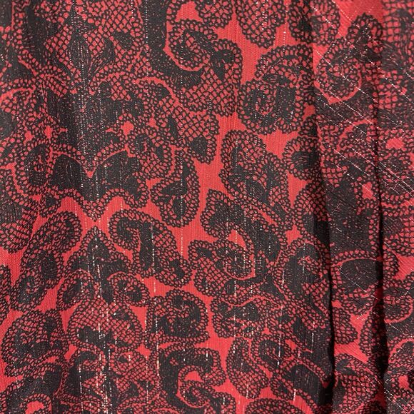 Maggie Barnes for Catherines Womens Plus Size 2X Red Blouse + Tank Top 2 Piece - Picture 8 of 14